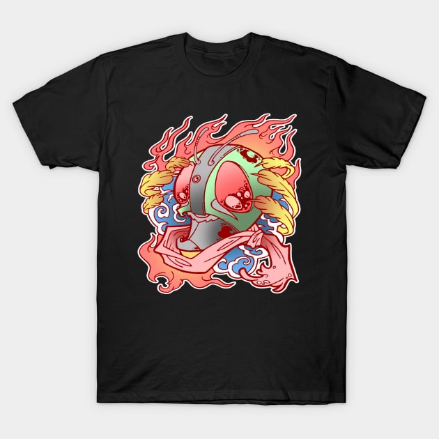 kamen rider T-Shirt by bayooart